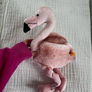 Schleich Pink Plush Flamingo Stuffed Animal